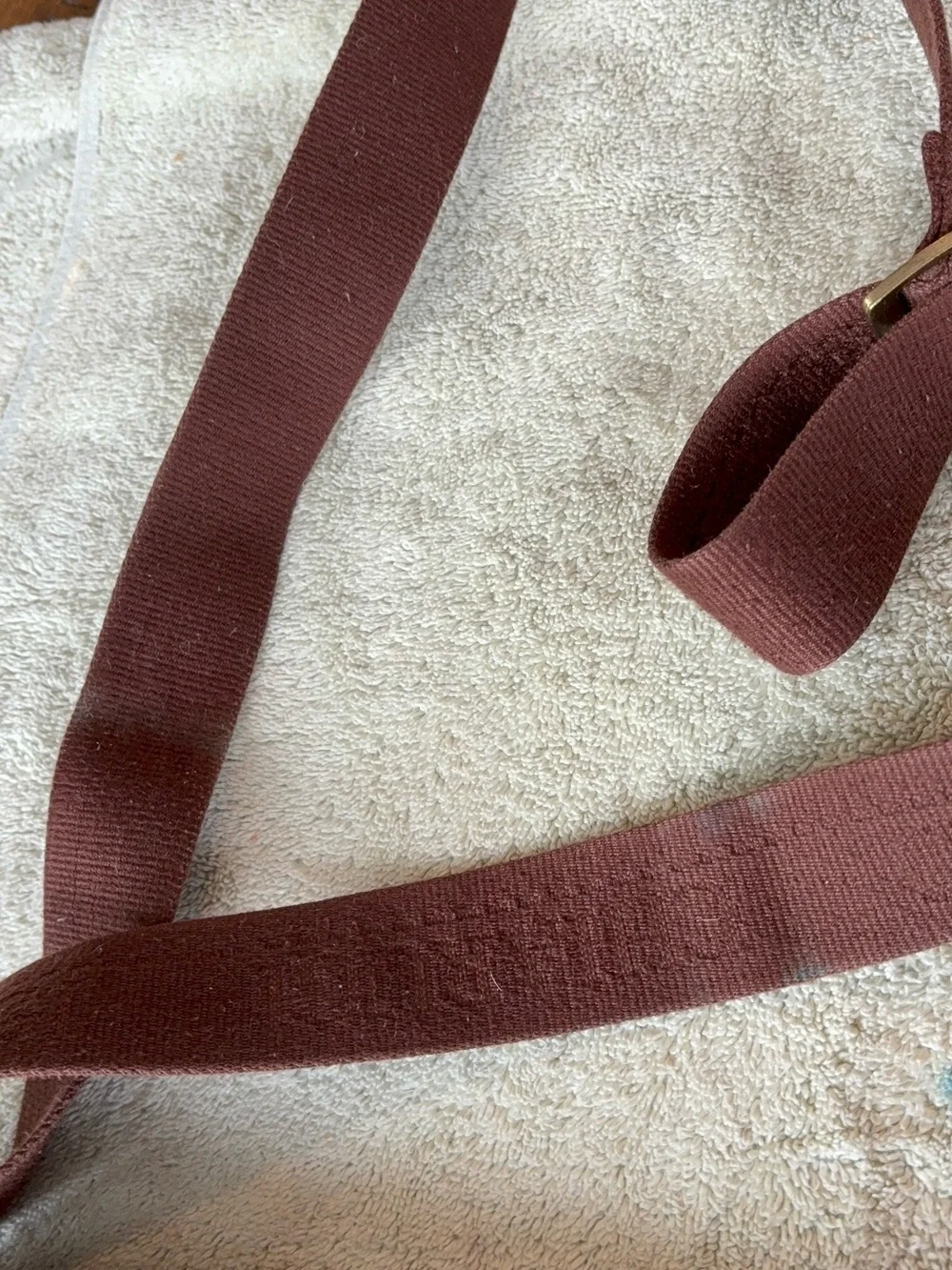 Chiarugi Brown Italian Leather Messenger Bag